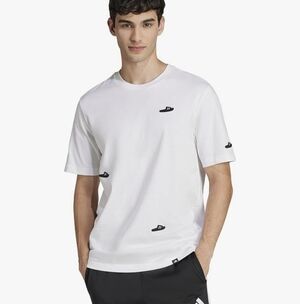 Adidas XLT White Graphic Men's T-Shirt